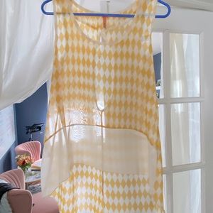 Yellow Sheer top